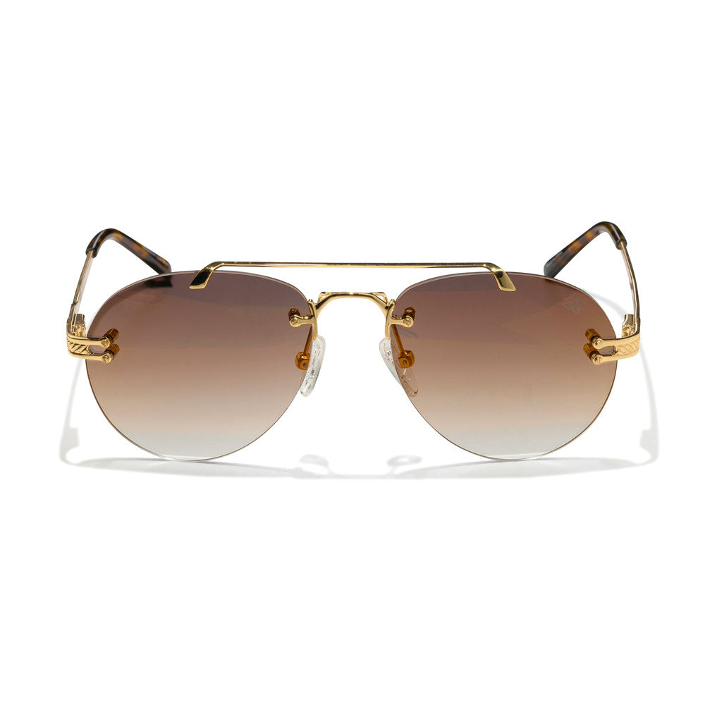 Helios Aviator Frameless Sunglasses