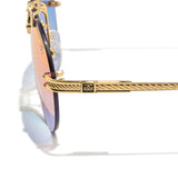 Helios Aviator Frameless Sunglasses