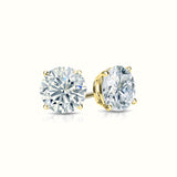 Vermeil Diamond Buttercup Earrings