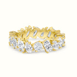 Men's Vermeil Multi Diamond Eternity Ring