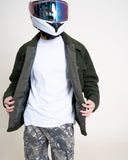 Vintage Military Sherpa Jacket - Olive