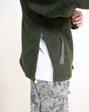 Vintage Military Sherpa Jacket - Olive