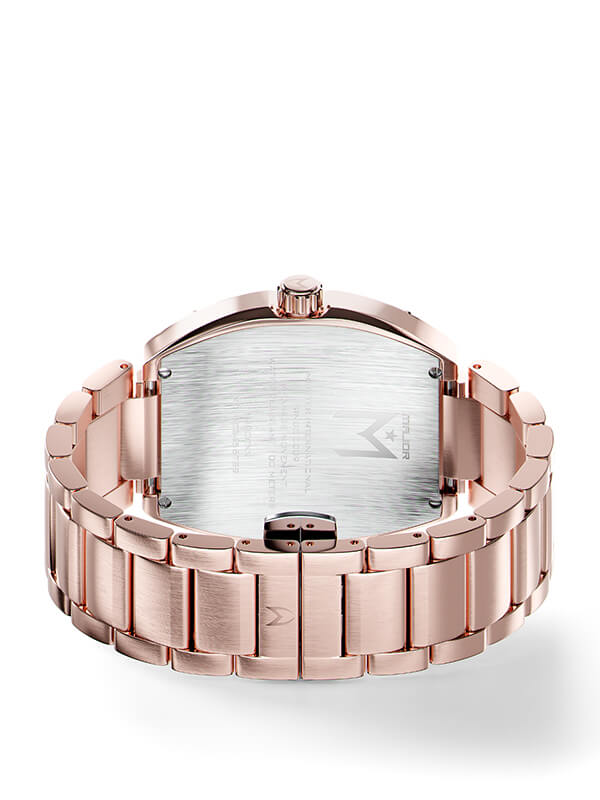 MJ127SS - MAJOR ROSE GOLD / BLUE / STEEL BAND