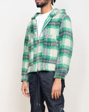EPTM MOHAIR FLANNEL JACKET-GREEN
