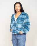 EPTM Mohair Flannel Jacket - Blue