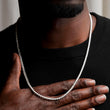 Moissanite Diamond Silver Tennis Chain