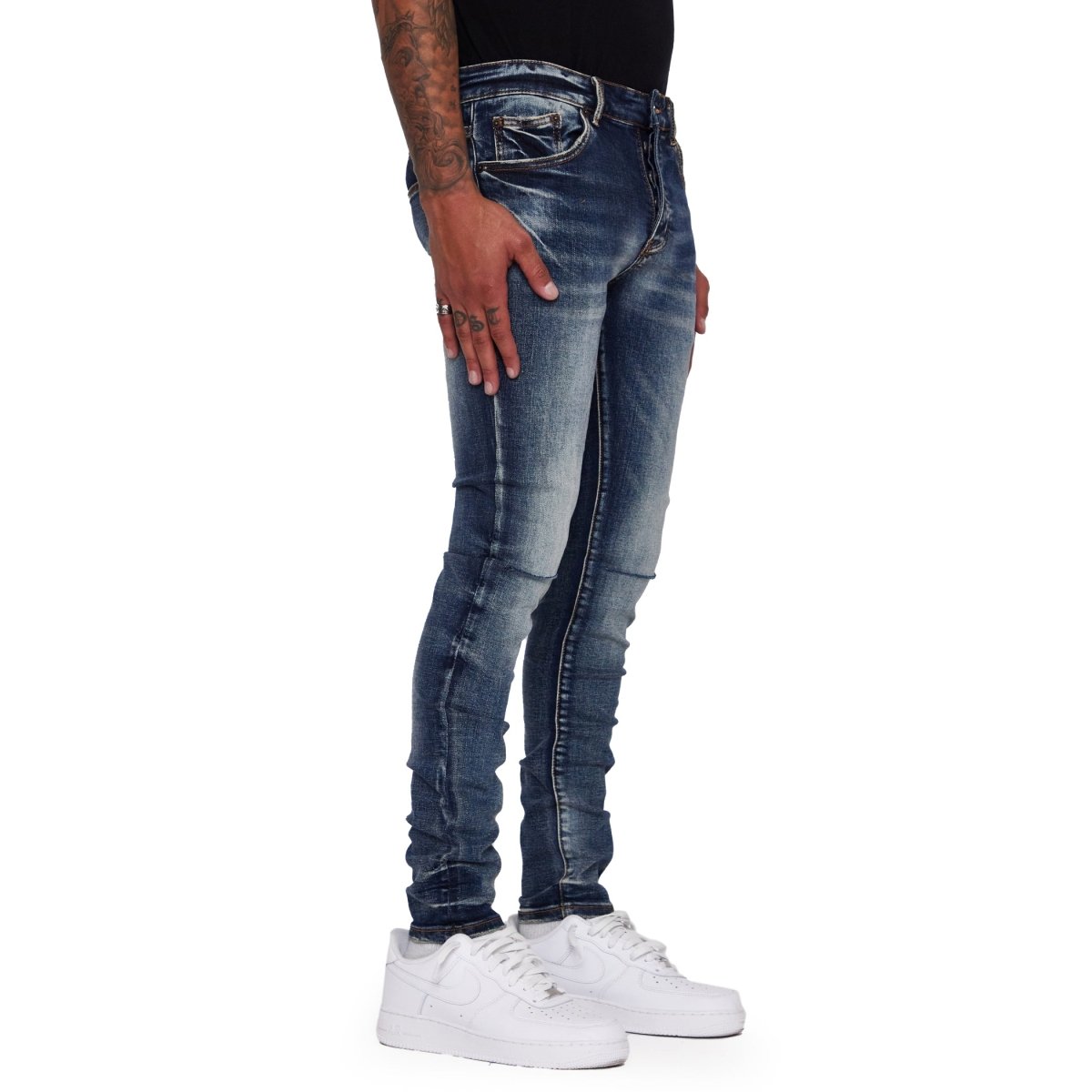 "MR CLEAN 2.0” LT.WASH SKINNY JEAN