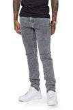 "MR CLEAN” SKINNY JEAN LT.GREY WASHED