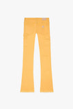 "MR. EXTENDO" STACKED FLARE JEAN LT ORANGE