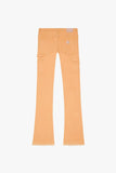 "MR. EXTENDO" STACKED FLARE JEAN TAN