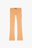 "MR. EXTENDO" STACKED FLARE JEAN TAN