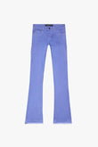 "MR. EXTENDO" STACKED FLARED JEAN PURPLE