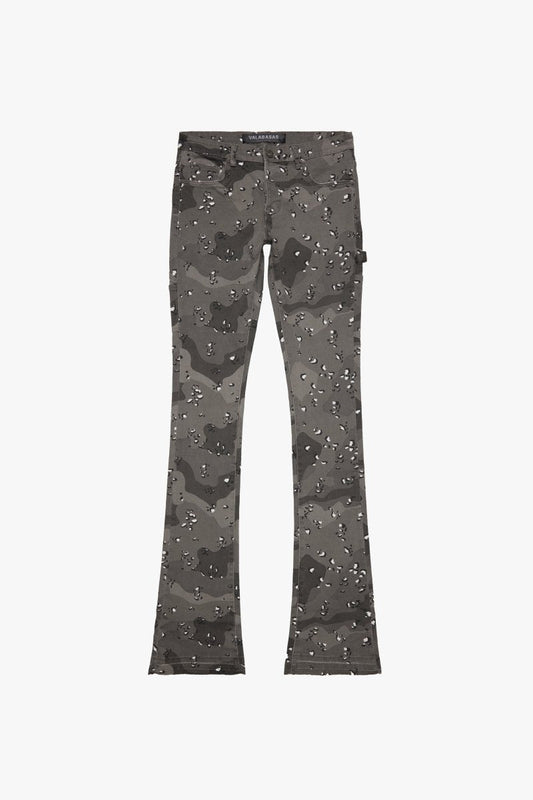 "MR. EXTENDO" SUPER STACKED FLARE GREY WOODS