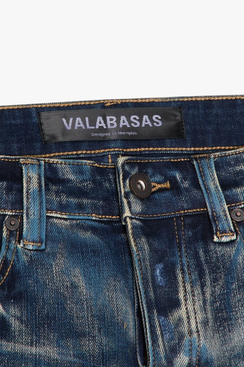 "MR. FLEX" SKINNY DARK VINTAGE BLUE