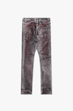 Mr. Flex Skinny Jean Red/White Dirty waxed