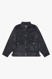 Mr. Jacket Black Wash Waxed