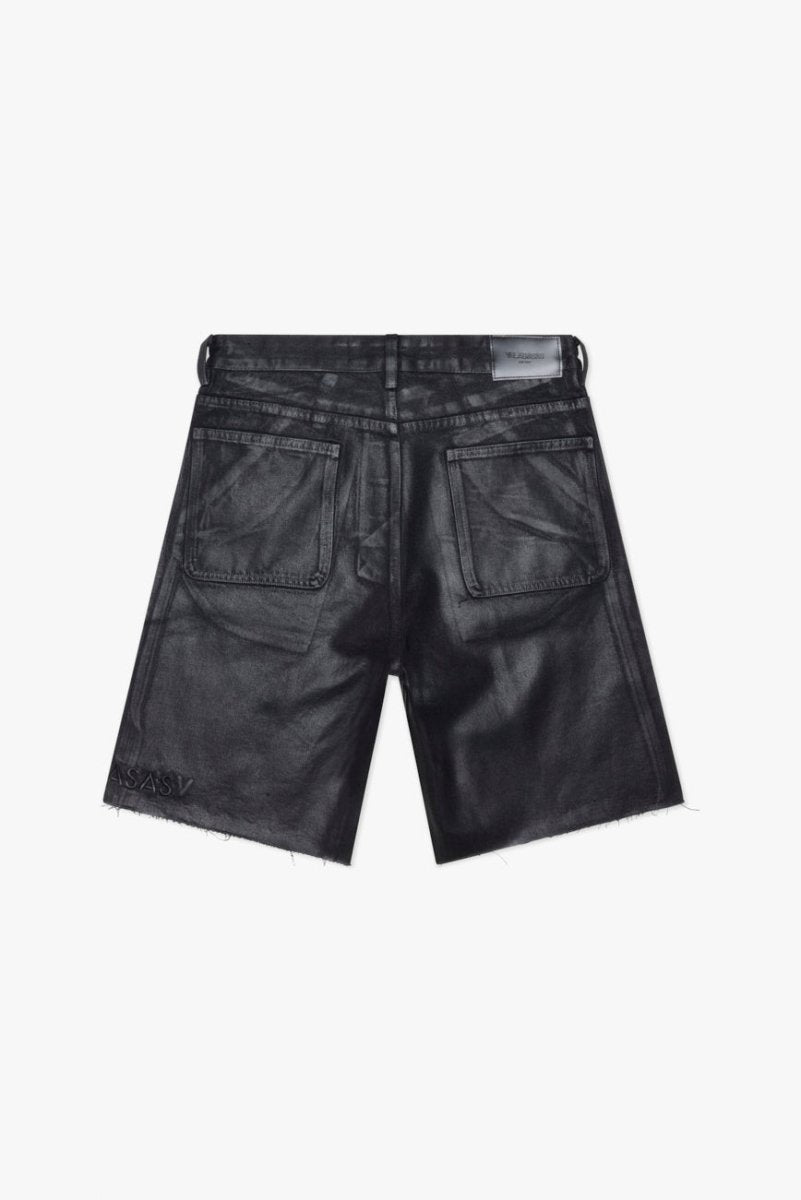 Mr. Shorts Black Wash Waxed
