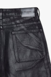 Mr. Shorts Black Wash Waxed