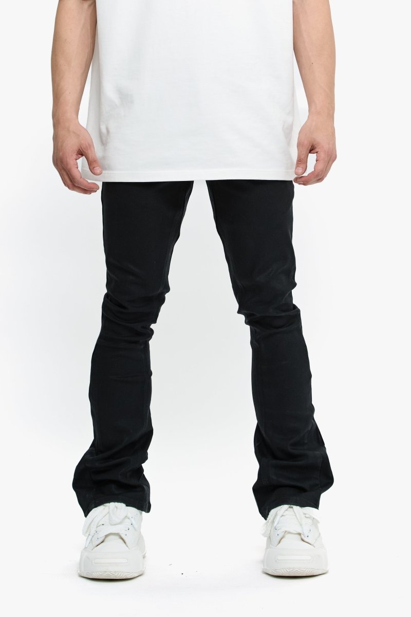 Mr. Stacked Black Wash Waxed