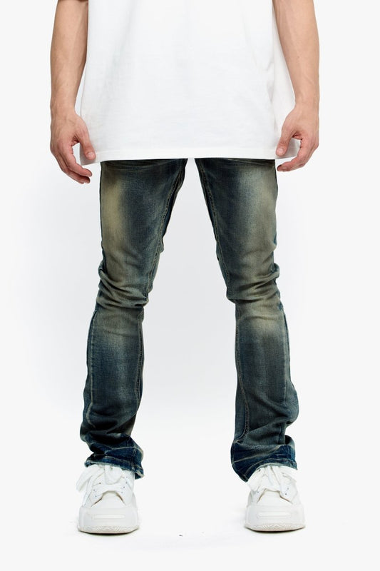 Mr. Stacked Dirty Vintage Blue