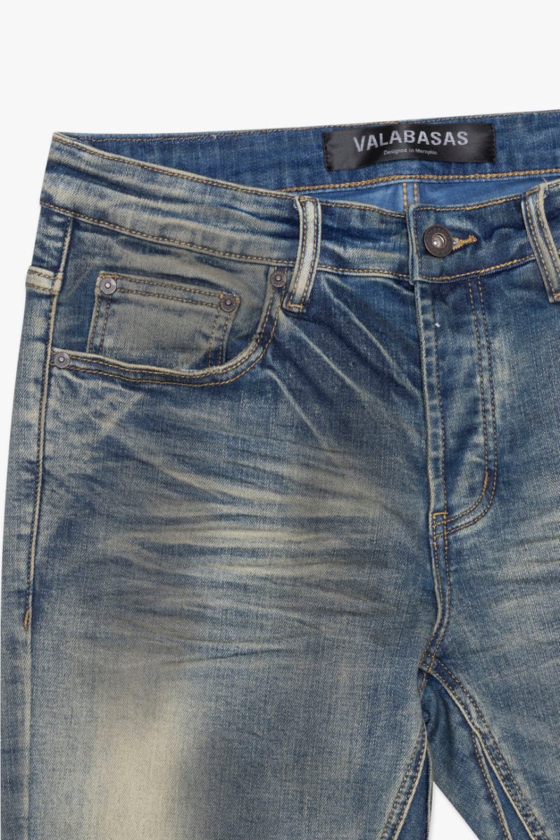 Mr. Stacked Dirty Vintage Blue