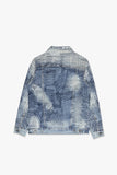 "MR. STITCHED" DENIM JACKET ARTIC MIDNIGHT