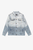 "MR. STITCHED" DENIM JACKET ICY AZURE