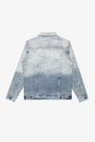 "MR. STITCHED" DENIM JACKET ICY AZURE