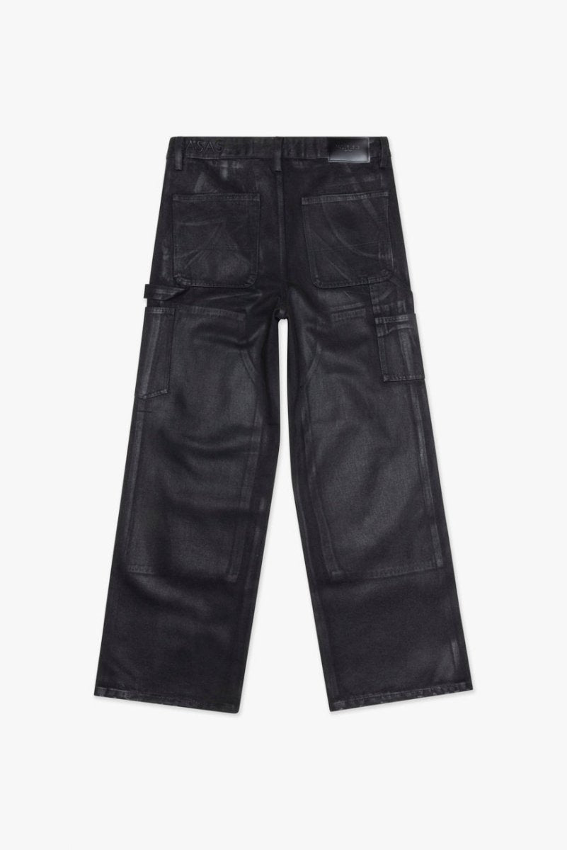 Mr. Straight Black Wash Waxed