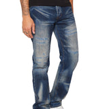 “MUSTANG” STRAIGHT LEG AZZURRO