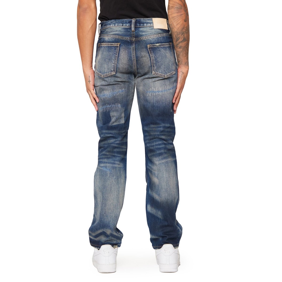 “MUSTANG” STRAIGHT LEG AZZURRO