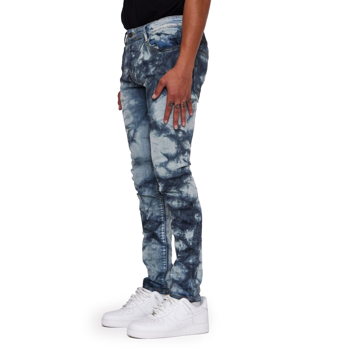 “NAVAGIO” VALABASAS JEANS GREY MARBLE