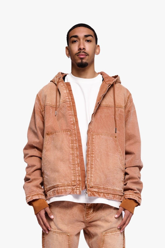 Nest Jacket Brown Washed