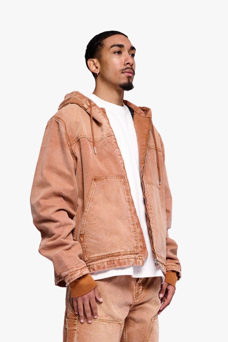 Nest Jacket Brown Washed