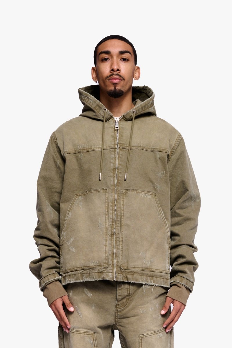 Nest Jacket Green Washed