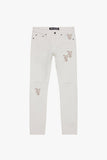 "NIMBUS" SKINNY JEAN WHITE GREEN