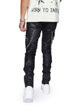 “ONYX” JEANS BLACK WAXED SKINNY