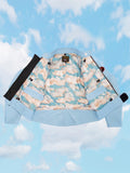 STAR MANX UNISEX JACKET | ALEALI MAY COLLABORATION | ICE BLUE