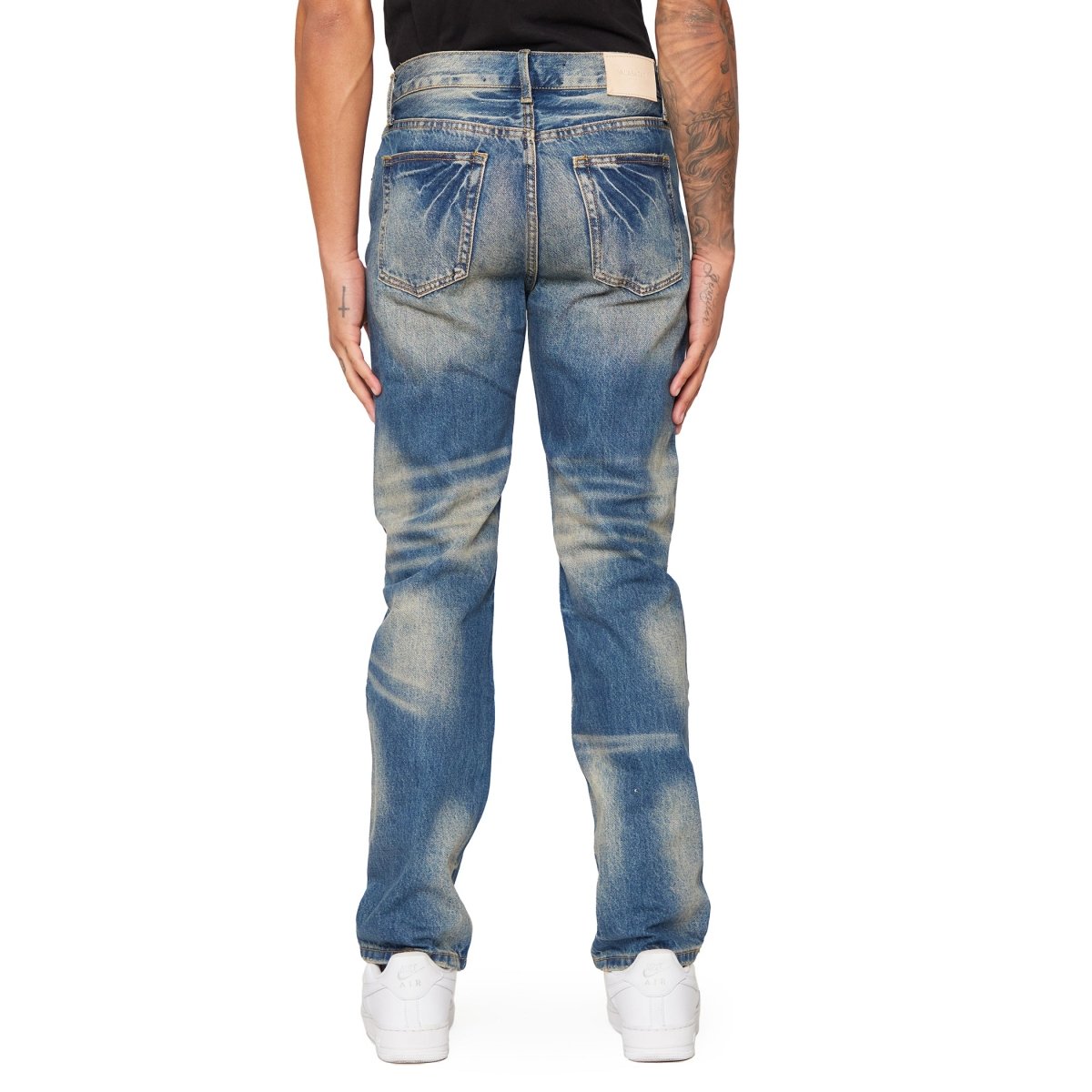 “OUTLAW” STRAIGHT LEG BLU SPORCO