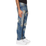 “OUTLAW” STRAIGHT LEG BLU SPORCO