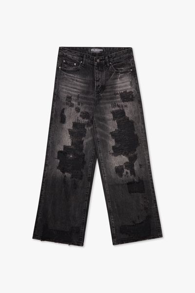 "PANDORA" BAGGY DENIM GREY WASH