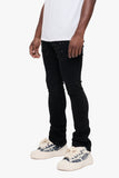 Parrel Stacked Flare Jean Jet Black