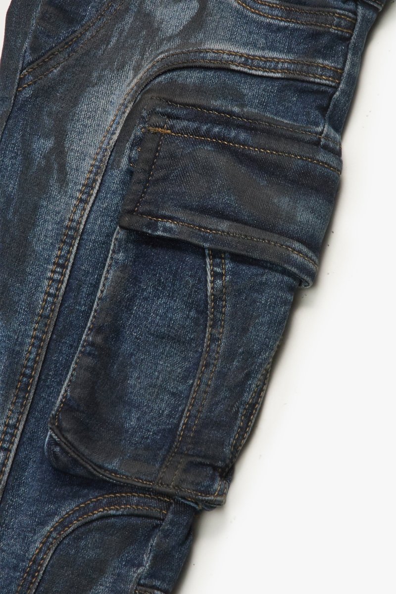 Patchfade Dark Blue Skinny