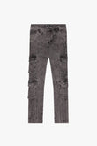 Patchfade Skinny Jean Grey