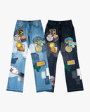 EPTM Patchwork Jeans - Black
