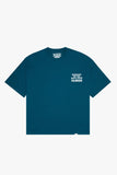"PATHFINDER" OVERSIZED TEE BLUE