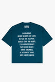 "PATHFINDER" OVERSIZED TEE BLUE