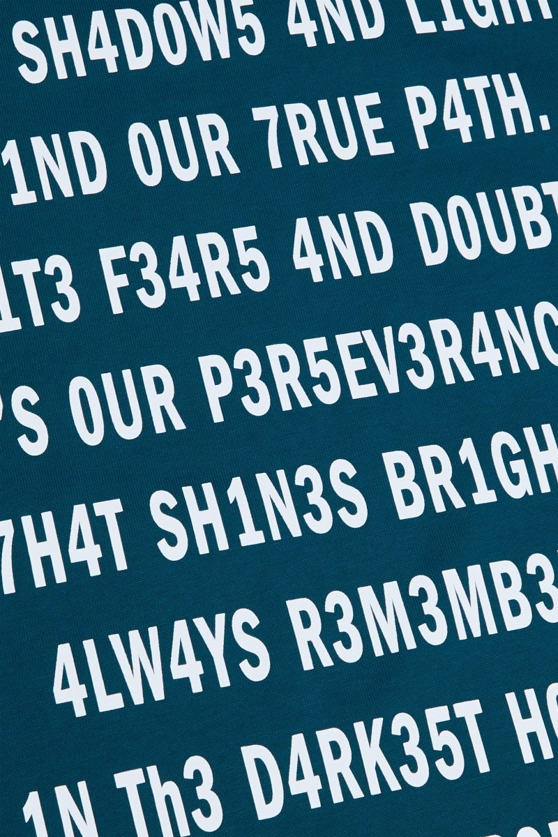 "PATHFINDER" OVERSIZED TEE BLUE