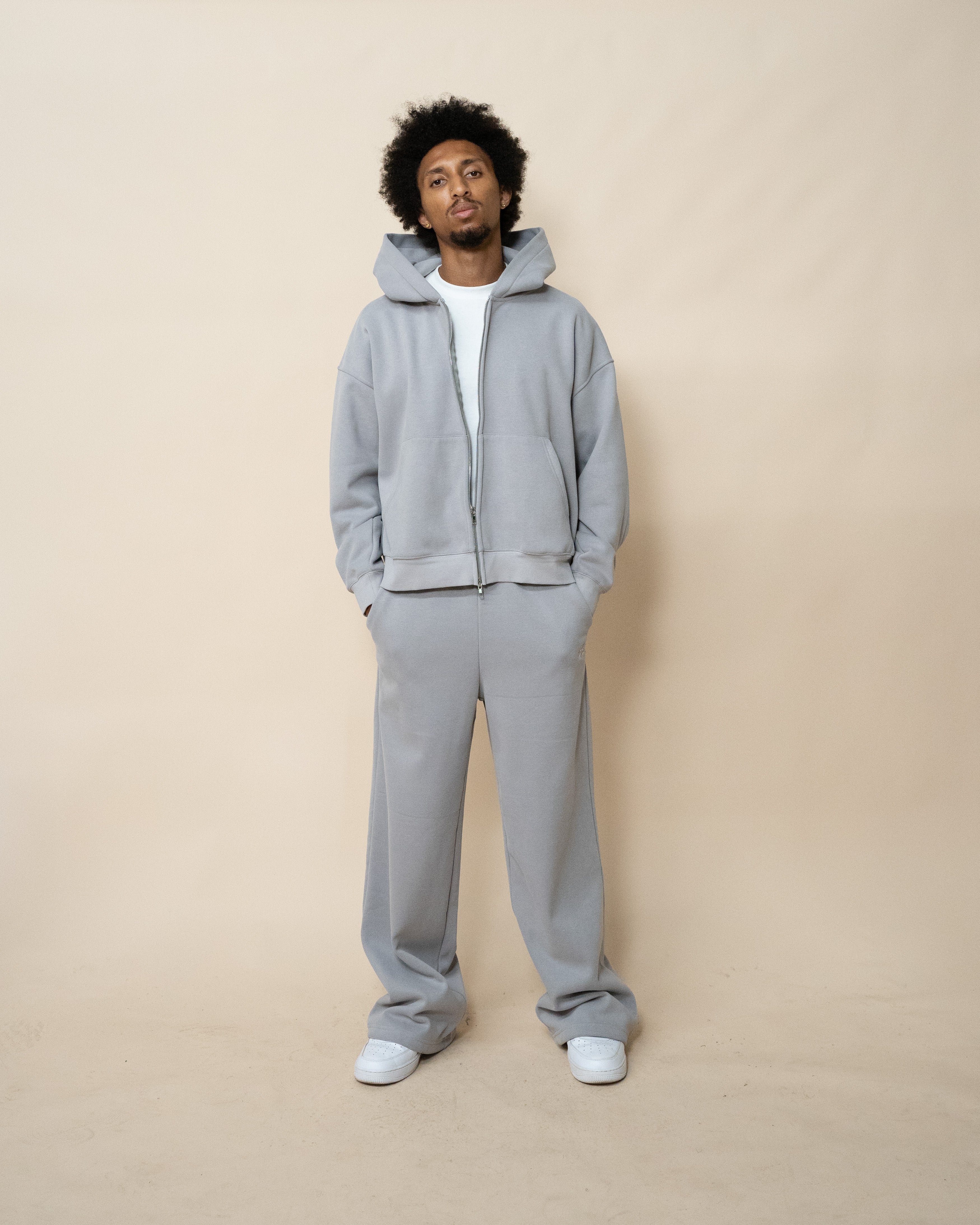 EPTM Perfect Zip Up Hoodie - Grey