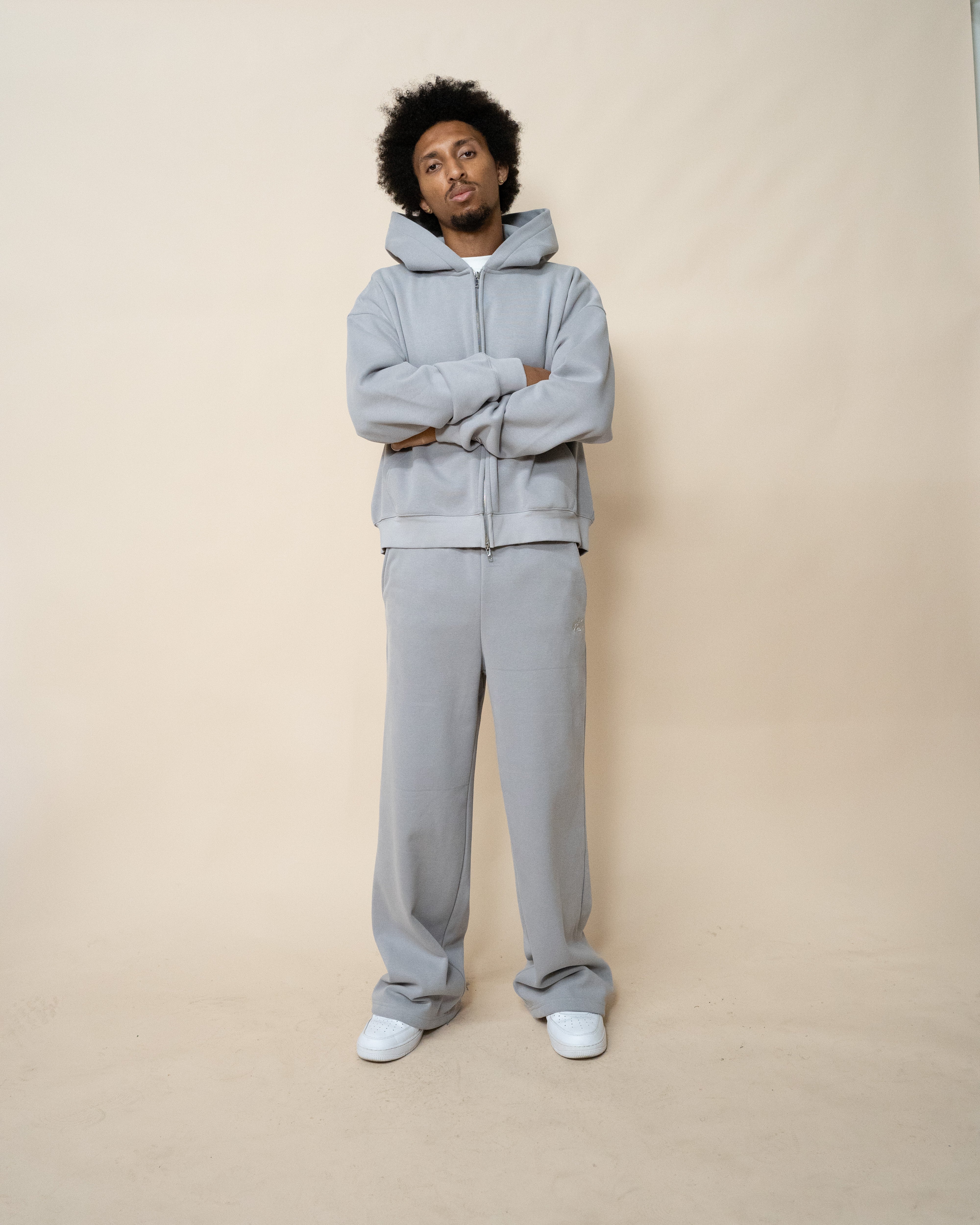 EPTM Perfect Zip Up Hoodie - Grey